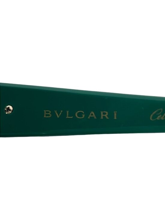 Bvlgari Sunglasses Black Green Rhinestone Eyewear main image 6